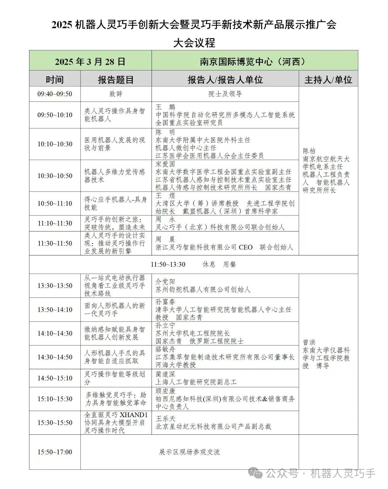 2025灵巧手会议